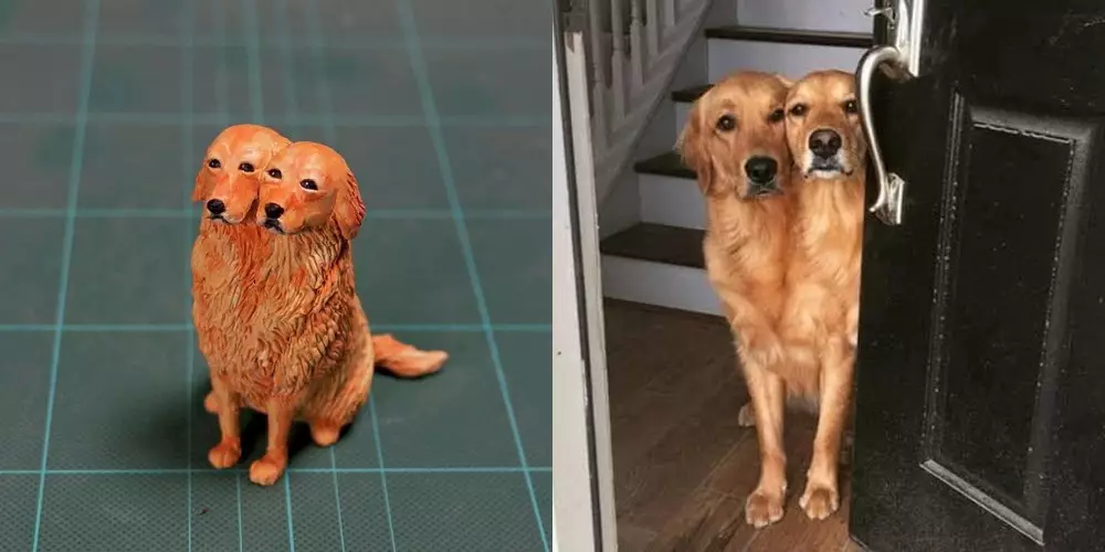 Momen hewan dijadikan miniatur Twitter/@meetissai Momen hewan dijadikan miniatur Twitter/@meetissai