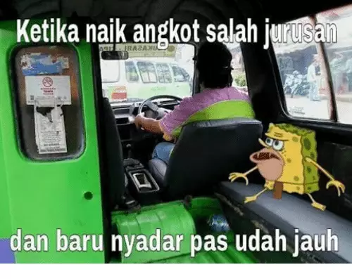 Meme lucu naik angkot Berbagai sumber Meme lucu naik angkot Berbagai sumber