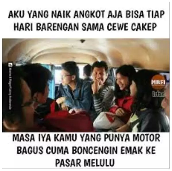 Meme naik angkot Berbagai sumber Meme naik angkot Berbagai sumber
