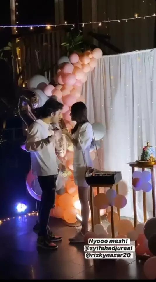 potret mesra syifa & rizky Instagram