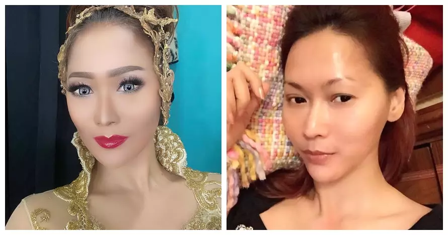 penyanyi pakai vs tanpa makeup Instagram penyanyi pakai vs tanpa makeup Instagram