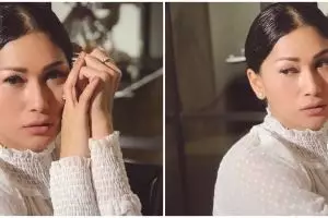 6 Potret Tata Janeeta dalam balutan kebaya, auranya terpancar