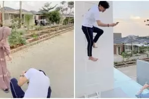 10 Momen di balik layar pemotretan Dinda Hauw oleh suami, so sweet