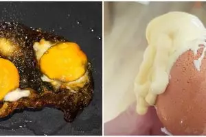 10 Momen gagal masak telur ini bikin geli campur emosi