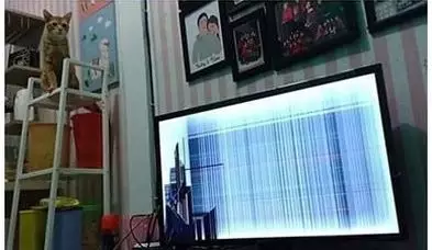 tayangan TV rusak berbagai sumber