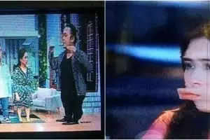 10 Momen lucu ketika TV rusak ini bikin yang nonton auto kesal