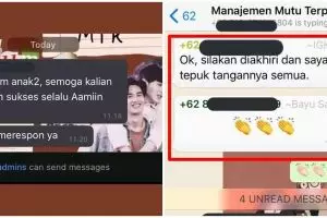 10 Chat WA lucu guru di grup belajar online ini bikin tepuk jidat