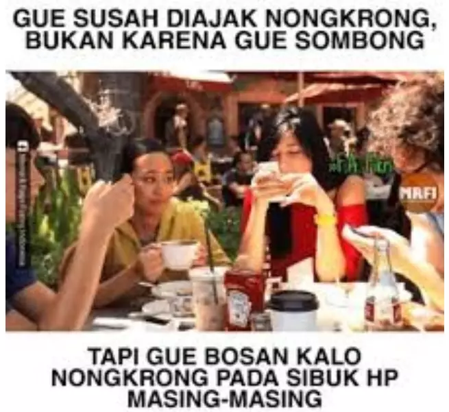 Meme nongkrong di cafe Berbagai sumber Meme nongkrong di cafe Berbagai sumber