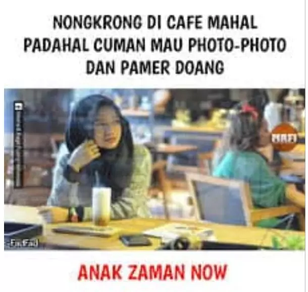 Meme nongkrong di cafe Berbagai sumber Meme nongkrong di cafe Berbagai sumber