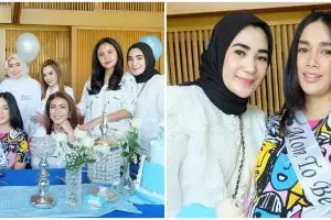 8 Momen baby shower kedua Ussy Sulistiawaty, kuenya unik