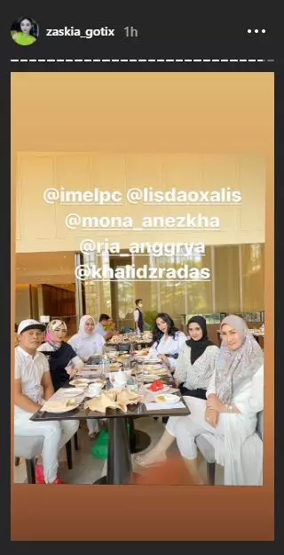 Momen Zaskia Gotik dan Imel Putri Instagram