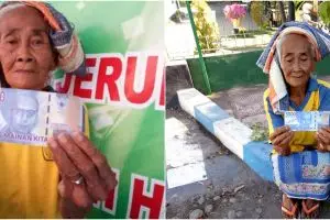 Kisah sedih nenek penjual mangga dibayar pakai uang mainan