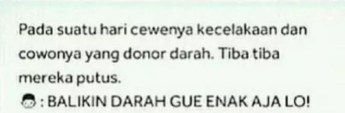 jokes donor darah lucu berbagai sumber