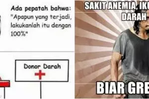 10 Guyonan tentang donor darah ini lucunya bikin salah paham