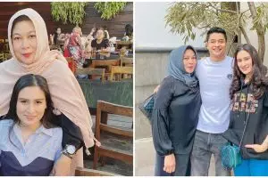 7 Potret kedekatan Angbeen Rishi dan mertuanya, bak anak kandung