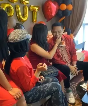 Momen anak sambung Bella Shofie ulang tahun Instagram/@bellashofie_rigan