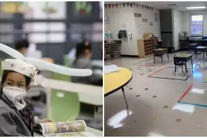 10 Potret ruang kelas di era new normal, unik dan inspiratif