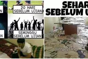 8 Meme lucu persiapan ujian ini bikin kamu auto cengar-cengir