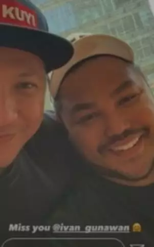 Momen pertama kali Gading Marten bertemu Wijin © 2020 Instagram