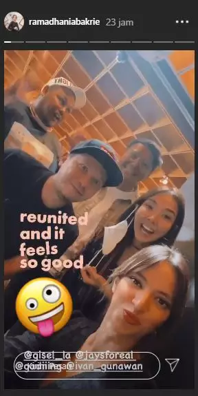 Momen pertama kali Gading Marten bertemu Wijin © 2020 Instagram