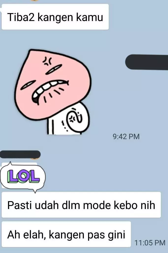 Chat bilang kangen ke mantan Instagram Chat bilang kangen ke mantan Instagram