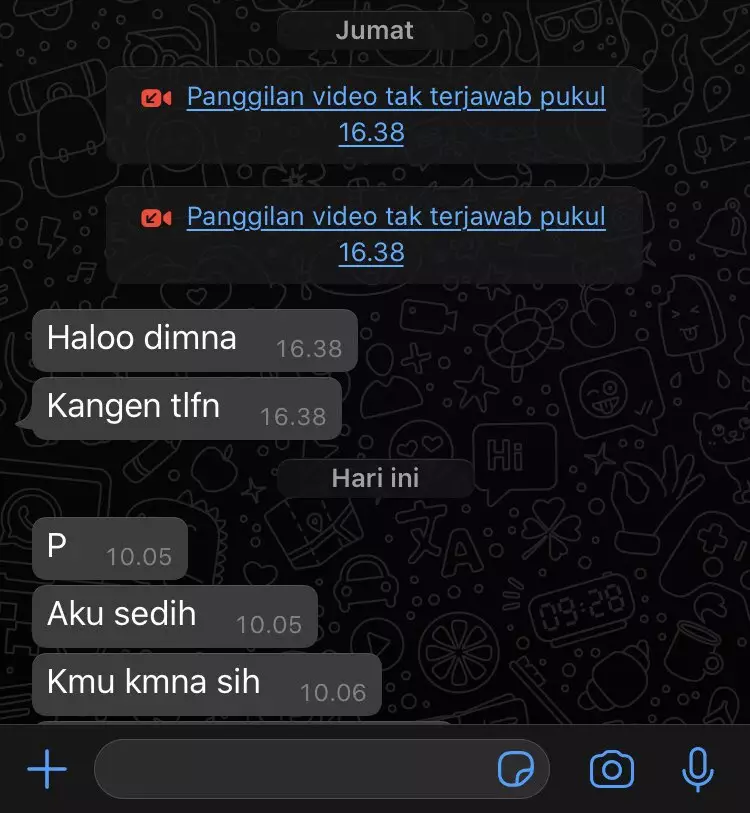 Chat bilang kangen ke mantan Instagram Chat bilang kangen ke mantan Instagram