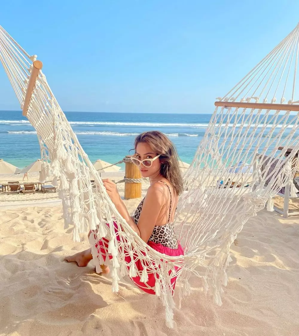 Artis liburan di Bali © 2020 brilio.net