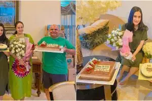 7 Momen Angbeen Rishi ultah ke-23, dapat kejutan dari suami & ayah