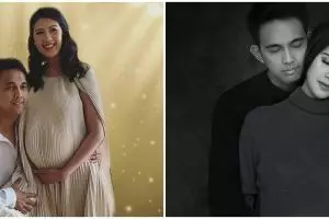 9 Potret maternity Indra Sinaga dan Feby, simpel tetap elegan