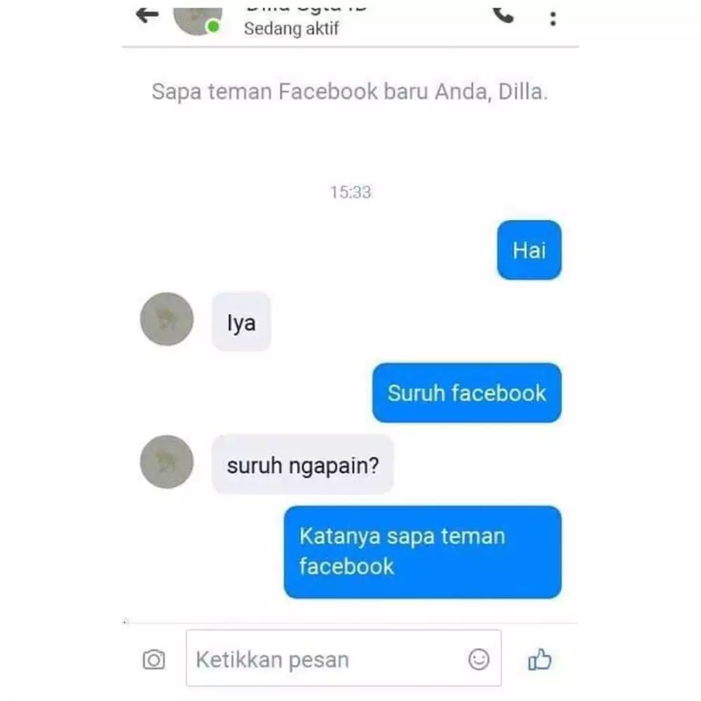 chat gara-gara pakai medsos © 2020 instagram.com
