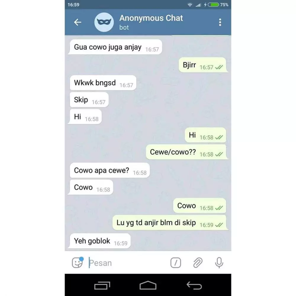 chat gara-gara pakai medsos © 2020 instagram.com