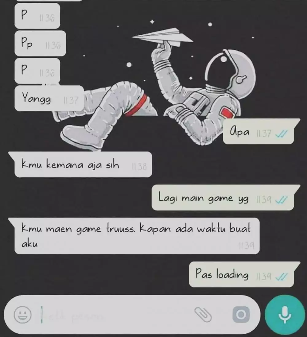 chat gara-gara pakai medsos © 2020 instagram.com