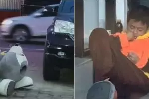 Kisah haru bocah jadi badut jalanan demi bantu ibu cari nafkah