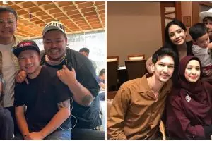 Momen 5 seleb habiskan waktu bareng pasangan & sang mantan, akrab