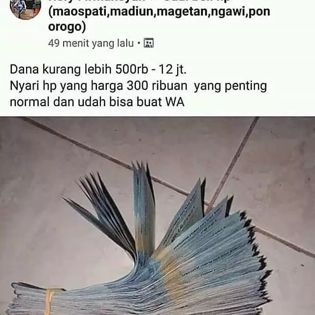 status lucu orang mau pamer © 2020 instagram.com