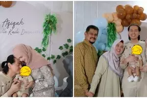 10 Momen akikah anak Cut Meyriska dan Roger, penuh haru