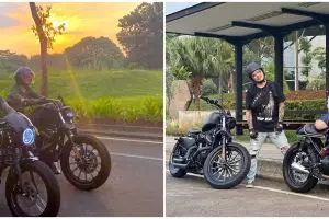 Punya hobi sama, ini 6 momen Selvi Kitty dan suami naik moge