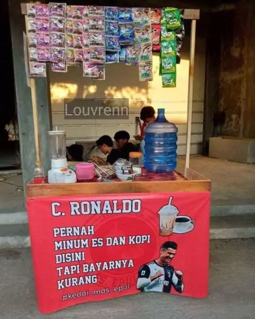 tulisan lucu gerobak minuman berbagai sumber
