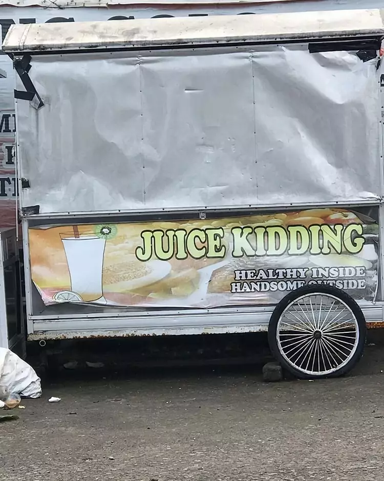 tulisan lucu gerobak minuman berbagai sumber