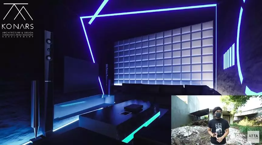 Potret desain rumah masa depan Atta Halilintar © 2020 YouTube/Atta Halilintar Potret desain rumah masa depan Atta Halilintar © 2020 YouTube/Atta Halilintar