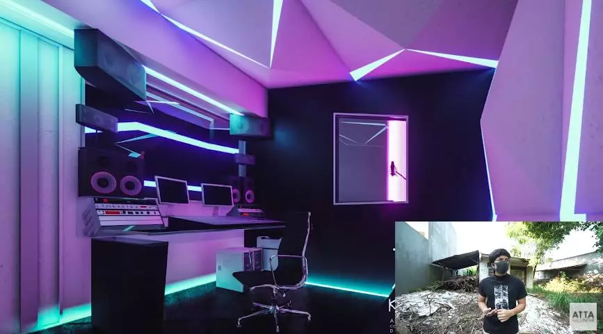 Potret desain rumah masa depan Atta Halilintar © 2020 YouTube/Atta Halilintar Potret desain rumah masa depan Atta Halilintar © 2020 YouTube/Atta Halilintar