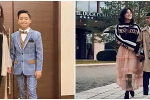 9 Gaya Betrand Peto dan Sarwendah tampil modis, kompak bak adik kakak