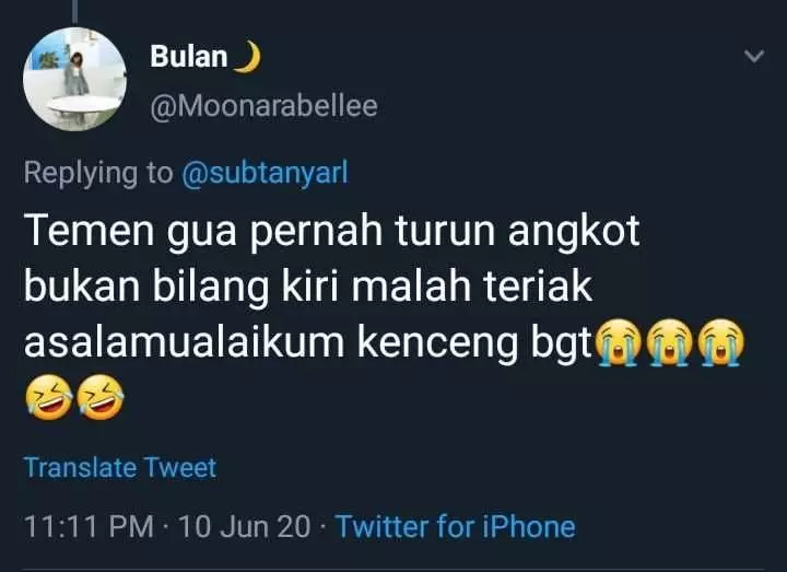 pengalaman angkutan umum Twitter