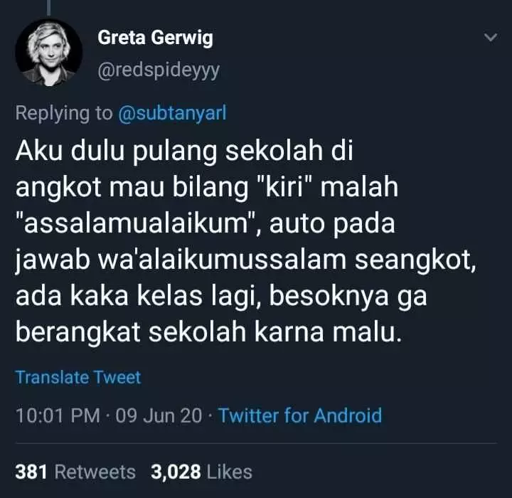 pengalaman angkutan umum Twitter