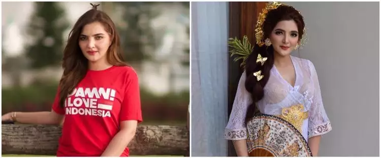 7 Potret Ashanty pakai baju adat kebaya Bali, pesonanya terpancar