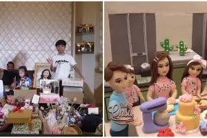 9 Momen Sarwendah buka kado ultah, dari Betrand Peto bikin melongo