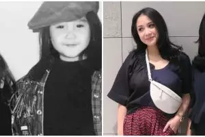 6 Potret masa kecil Nagita Slavina dan Caca Tengker, bak kembar