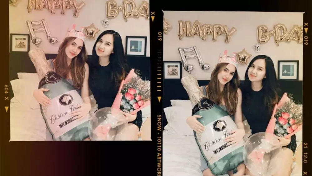 ulang tahun Syahra Larez instagram