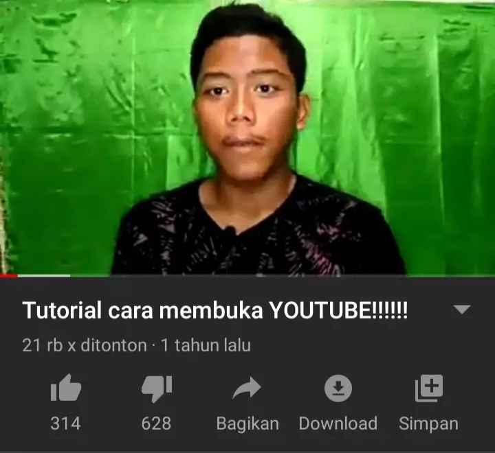 Tutorial unfaedah cowok di YouTube Twitter