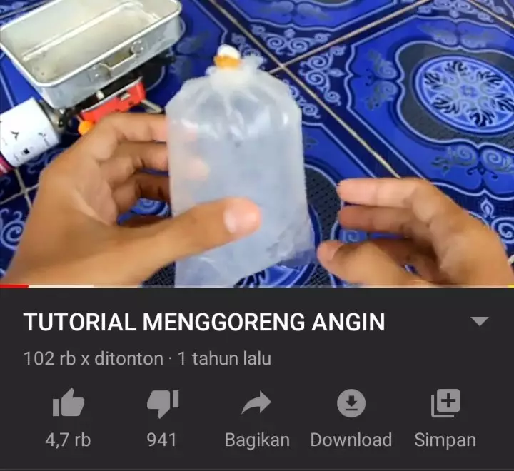 Tutorial unfaedah cowok di YouTube Twitter